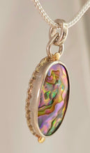 Abalone Sterling & 14KY pendant by Lori Braun PT975
