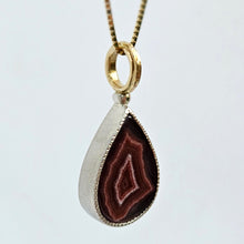 Laguna Agate Sterling 14KY Pendant by Lori Braun