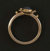 Blue Chalcedony Sterling 14ky Ring by Lori Braun RG145 $430