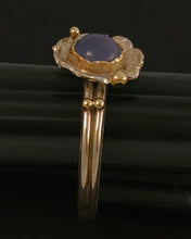 Blue Chalcedony Sterling 14ky Ring by Lori Braun RG145 $430