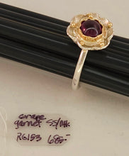 Grape Garnet Sterling 14ky Ring by Lori Braun RG153