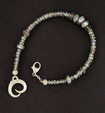 Labradorite Sterling Bracelet by Lori Braun