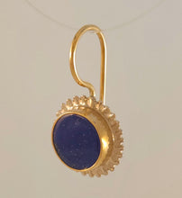 Blue Lapis 14KY Sterling Earrings by Lori Braun  ER471  $790