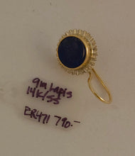 Blue Lapis 14KY Sterling Earrings by Lori Braun  ER471  $790