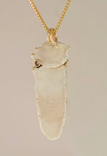 Fresh Water Pearl Grossular Garnet 14ky Sterling Pendant by Lori Braun PT988
