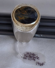 Pietersite 14KY Sterling Ring by Lori Braun Size 11.25 RGMike