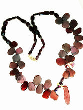 Garnet Slice 14KY Necklace by Judy Knose