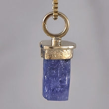 Tanzanite Natural Crystal 14KY Pendant by Lori Braun PT998