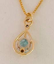 Zircon Diamond 14KY 14KW Pendant by Lori Braun PT971