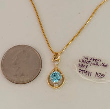 Zircon Diamond 14KY 14KW Pendant by Lori Braun PT971