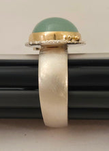 Aquamarine Sterling 14KY Ring by Lori Braun