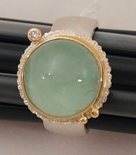 Aquamarine Sterling 14KY Ring by Lori Braun