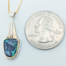 Boulder Opal 14KY Sterling Pendant by Lori Braun