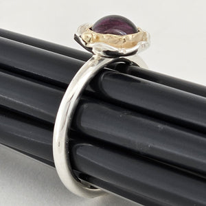 Grape Garnet Sterling 14ky Ring by Lori Braun