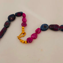 Ruby Zoisite Ruby 22KY Necklace by Judy Knose