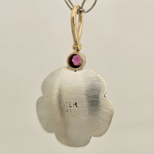 Rutilated Quartz Sterling 14KY Pendant by Lori Braun