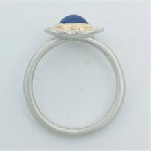 Sapphire Sterling 14KY Ring by Lori Braun