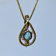 Zircon Diamond 14KY 14KW Pendant by Lori Braun