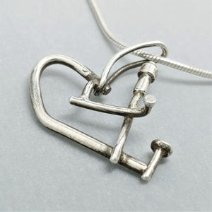 SOLD Addle Heart Sterling Pendant
