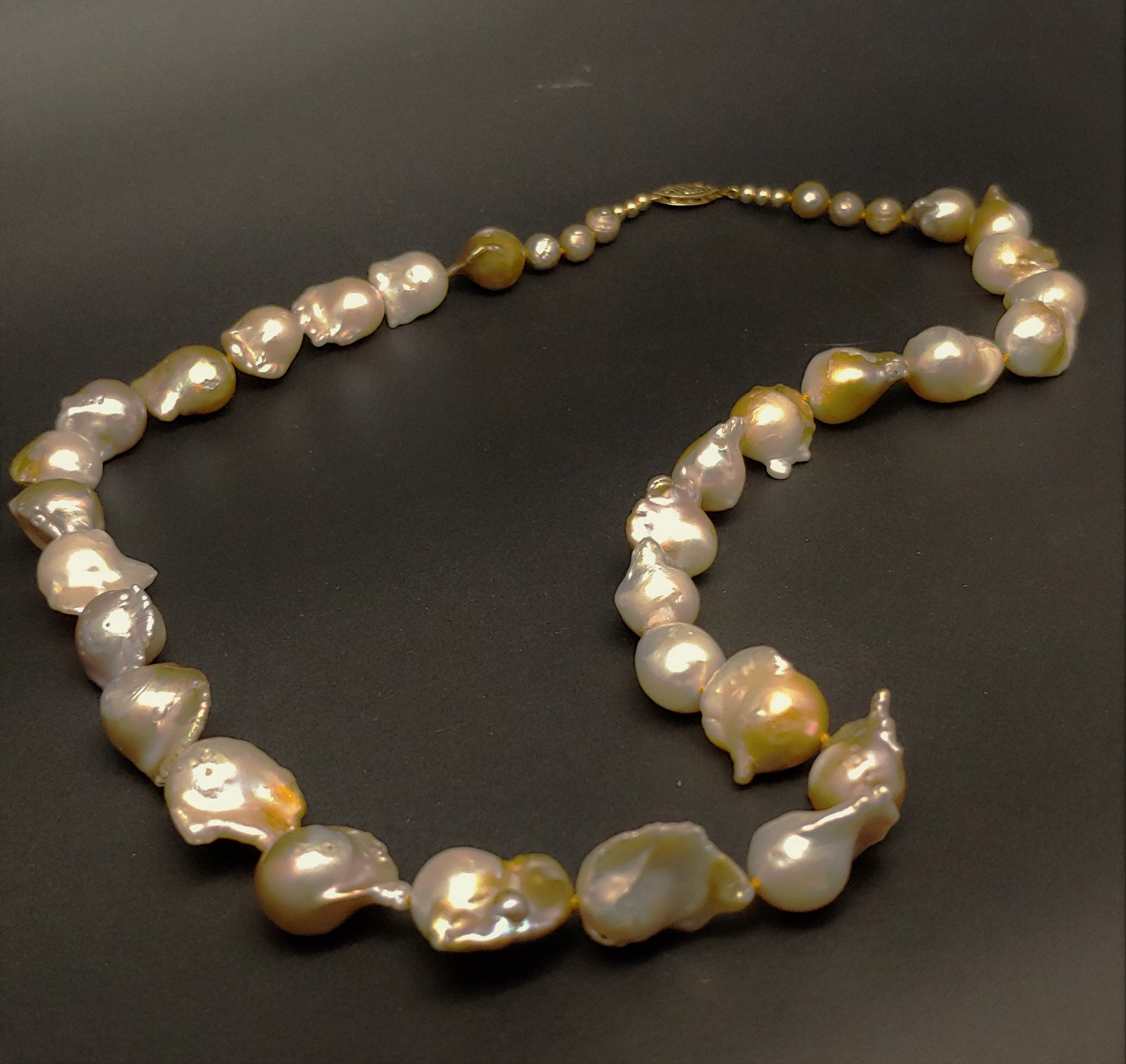 Bubble of Champagne Pearl Necklace - Handmade Jewelry – twoeminus